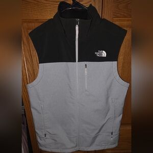 The North Face Black and Light Gray Men's Vest